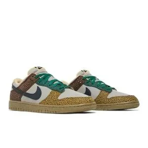 Nike Dunk Low \'Golden Moss\' Sneakers DX2654-200 Nike Dunk Low Safari Golden Moss Men main image 4